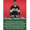 imageCOOFANDY Mens Christmas Cardigans Ugly Xmas Sweaters Reindeer Snowflake Shawl Collar Knitted Cardigan SweaterBlack