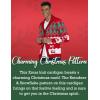 imageCOOFANDY Mens Christmas Cardigans Ugly Xmas Sweaters Reindeer Snowflake Shawl Collar Knitted Cardigan SweaterRed Elk Green White
