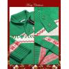 imageCOOFANDY Mens Christmas Sweater Ugly Knitted Xmas Sweaters Casual Snowflake Pullover KnitwearChristmas Green