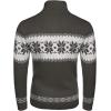 imageCOOFANDY Mens Christmas Sweater Ugly Knitted Xmas Sweaters Casual Snowflake Pullover KnitwearDark Grey