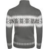 imageCOOFANDY Mens Christmas Sweater Ugly Knitted Xmas Sweaters Casual Snowflake Pullover KnitwearMid Grey Textile