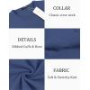 imageCOOFANDY Mens Crew Neck Sweater Slim Fit Lightweight Sweatshirts Knitted Pullover for Casual Or Dressy WearBlue