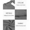 imageCOOFANDY Mens Crew Neck Sweater Slim Fit Lightweight Sweatshirts Knitted Pullover for Casual Or Dressy WearGrey