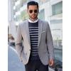 imageCOOFANDY Mens Crew Neck Sweater Slim Fit Lightweight Sweatshirts Knitted Pullover for Casual Or Dressy WearNavyWhite Mariner Stripe