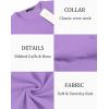 imageCOOFANDY Mens Crew Neck Sweater Slim Fit Lightweight Sweatshirts Knitted Pullover for Casual Or Dressy WearPurple