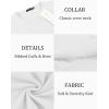 imageCOOFANDY Mens Crew Neck Sweater Slim Fit Lightweight Sweatshirts Knitted Pullover for Casual Or Dressy WearWhite