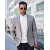imageCOOFANDY Mens Crew Neck Sweater Slim Fit Lightweight Sweatshirts Knitted Pullover for Casual Or Dressy WearWhite