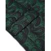 imageCOOFANDY Mens Floral Tuxedo Jacket Paisley Shawl Lapel Suit Blazer Jacket for DinnerPromWeddingChristmas Green