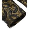 imageCOOFANDY Mens Floral Tuxedo Jacket Paisley Shawl Lapel Suit Blazer Jacket for DinnerPromWeddingGolden