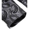 imageCOOFANDY Mens Floral Tuxedo Jacket Paisley Shawl Lapel Suit Blazer Jacket for DinnerPromWeddingGrey