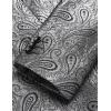 imageCOOFANDY Mens Floral Tuxedo Jacket Paisley Shawl Lapel Suit Blazer Jacket for DinnerPromWeddingSilver