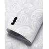 imageCOOFANDY Mens Floral Tuxedo Jacket Paisley Shawl Lapel Suit Blazer Jacket for DinnerPromWeddingWhite