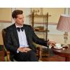 imageCOOFANDY Mens Floral Tuxedo One Button Luxury Shiny Blazer Dinner Party Prom Wedding Suit Jacket1  Black