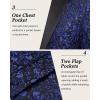 imageCOOFANDY Mens Floral Tuxedo One Button Luxury Shiny Blazer Dinner Party Prom Wedding Suit Jacket1  Blue
