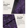 imageCOOFANDY Mens Floral Tuxedo One Button Luxury Shiny Blazer Dinner Party Prom Wedding Suit Jacket1 Purple