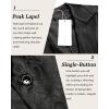 imageCOOFANDY Mens Floral Tuxedo One Button Luxury Shiny Blazer Dinner Party Prom Wedding Suit Jacket6  Black