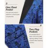 imageCOOFANDY Mens Floral Tuxedo One Button Luxury Shiny Blazer Dinner Party Prom Wedding Suit JacketBlue Paisley Floral