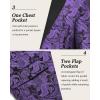 imageCOOFANDY Mens Floral Tuxedo One Button Luxury Shiny Blazer Dinner Party Prom Wedding Suit JacketPurple Paisley