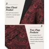 imageCOOFANDY Mens Floral Tuxedo One Button Luxury Shiny Blazer Dinner Party Prom Wedding Suit JacketRed Floral