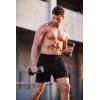 imageCOOFANDY Mens Gym Workout Shorts Athletic Training Shorts Fitted Weightlifting Bodybuilding Shorts with Zipper Pockets2 Pack BlackGrey