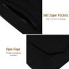 imageCOOFANDY Mens Gym Workout Shorts Athletic Training Shorts Fitted Weightlifting Bodybuilding Shorts with Zipper Pockets2 Pack BlackNavy Blue