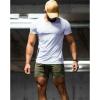 imageCOOFANDY Mens Gym Workout Shorts Athletic Training Shorts Fitted Weightlifting Bodybuilding Shorts with Zipper PocketsArmy Green