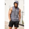 imageCOOFANDY Mens Gym Workout Shorts Athletic Training Shorts Fitted Weightlifting Bodybuilding Shorts with Zipper PocketsBlack