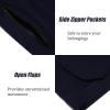 imageCOOFANDY Mens Gym Workout Shorts Athletic Training Shorts Fitted Weightlifting Bodybuilding Shorts with Zipper PocketsNavy Blue