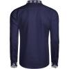imageCOOFANDY Mens Henley Shirt Vyshyvanka Long Sleeve African Print Shirts Casual Zip Up Cotton Linen Beach Hippie ShirtBlue