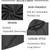 imageCOOFANDY Mens Hooded Poncho Cape Cloak Casual Asymmetric Hem Hoodie SweatshirtsDark Gray