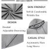 imageCOOFANDY Mens Hooded Poncho Cape Cloak Casual Asymmetric Hem Hoodie SweatshirtsGray
