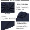 imageCOOFANDY Mens Hooded Poncho Cape Cloak Casual Asymmetric Hem Hoodie SweatshirtsNavy Blue
