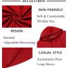 imageCOOFANDY Mens Hooded Poncho Cape Cloak Casual Asymmetric Hem Hoodie SweatshirtsRed