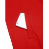 imageCOOFANDY Mens Jumpsuit Onesie Rompers Drawtsring Hooded Full Zip One Piece Tracksuit with PocketsSolid Red