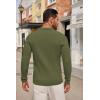 imageCOOFANDY Mens Knit Polo Shirts Long Sleeve Casual Button Down Ribbed Polo Shirt Fashion Golf ShirtsArmy Green