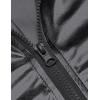 imageCOOFANDY Mens Metallic Jacket 70s Disco Party Varsity Jacket Zipup Baseball BomberBlack
