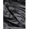 imageCOOFANDY Mens Metallic Jacket 70s Disco Party Varsity Jacket Zipup Baseball BomberBlack