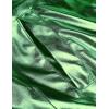 imageCOOFANDY Mens Metallic Jacket 70s Disco Party Varsity Jacket Zipup Baseball BomberGreen