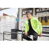 imageCOOFANDY Mens Metallic Jacket 70s Disco Party Varsity Jacket Zipup Baseball BomberLemon