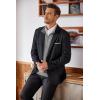 imageCOOFANDY Mens Quarter Zip Up Sweaters Slim Fit Lightweight Mock Neck Pullover Casual Polo SweatersGrey