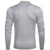 imageCOOFANDY Mens Quarter Zip Up Sweaters Slim Fit Lightweight Mock Neck Pullover Casual Polo SweatersLight Grey