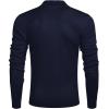 imageCOOFANDY Mens Quarter Zip Up Sweaters Slim Fit Lightweight Mock Neck Pullover Casual Polo SweatersNavy Blue