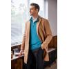 imageCOOFANDY Mens Quarter Zip Up Sweaters Slim Fit Lightweight Mock Neck Pullover Casual Polo SweatersPeacock Blue