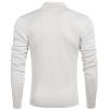 imageCOOFANDY Mens Quarter Zip Up Sweaters Slim Fit Lightweight Mock Neck Pullover Casual Polo SweatersWhite