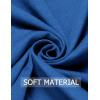 imageCOOFANDY Mens Ruffle Shawl Collar Cardigan Open Front Lightweight Long Length Drape Cape Overcoat with PocketsBlue