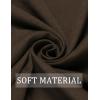 imageCOOFANDY Mens Ruffle Shawl Collar Cardigan Open Front Lightweight Long Length Drape Cape Overcoat with PocketsCoffe