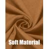imageCOOFANDY Mens Ruffle Shawl Collar Cardigan Open Front Lightweight Long Length Drape Cape Overcoat with PocketsLight Brown