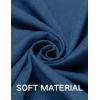 imageCOOFANDY Mens Ruffle Shawl Collar Cardigan Open Front Lightweight Long Length Drape Cape Overcoat with PocketsNavy Blue