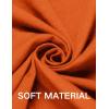 imageCOOFANDY Mens Ruffle Shawl Collar Cardigan Open Front Lightweight Long Length Drape Cape Overcoat with PocketsOrange