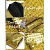 imageCOOFANDY Mens Shiny Sequin Blazer Tuxedo Party Dinner Prom One Button Suit JacketGold